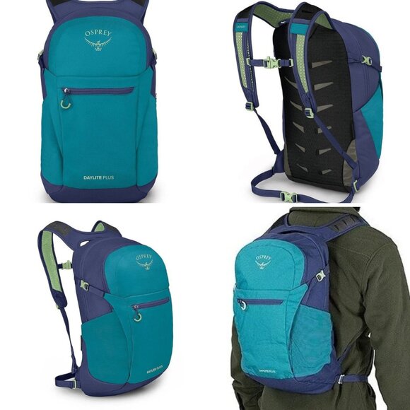 NWT Osprey Daylite Plus 20L Backpack — Blue Spikemoss/Alkaline - Picture 7 of 10
